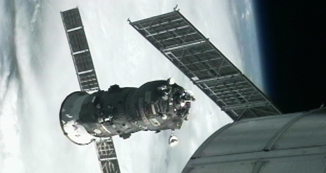 Russian Cargo Spacecraft Docks With Space Station on 2nd Try